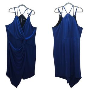 City Chic Sexy Electric Blue Dress Size 22W
